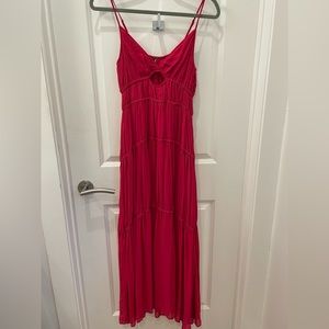 NWT Young Fabulous & Broke tiered keyhole maxi dress - XS